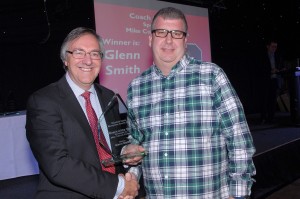 Coach of the year – Glenn Smith (swimming) sponsored by Collins Wealth Management