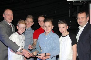 Junior team of the year – Samworth Church Academy Year 8 Football Team Sponsored by S P Fabrications