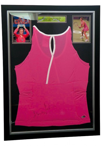 Shirt Signed by Dinara Safina - No Minimum Bid