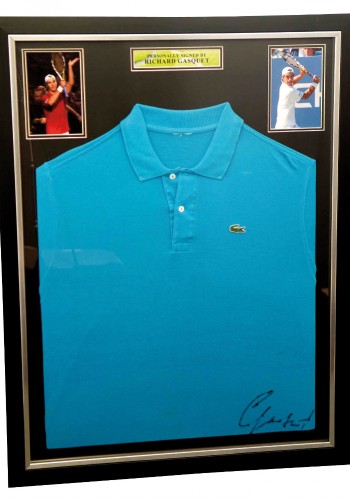 Lacoste Shirt Signed by Richard Gasquet - No Minimum Bid