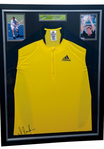 Adidas Shirt Signed by Marat Safin - No Minimum Bid